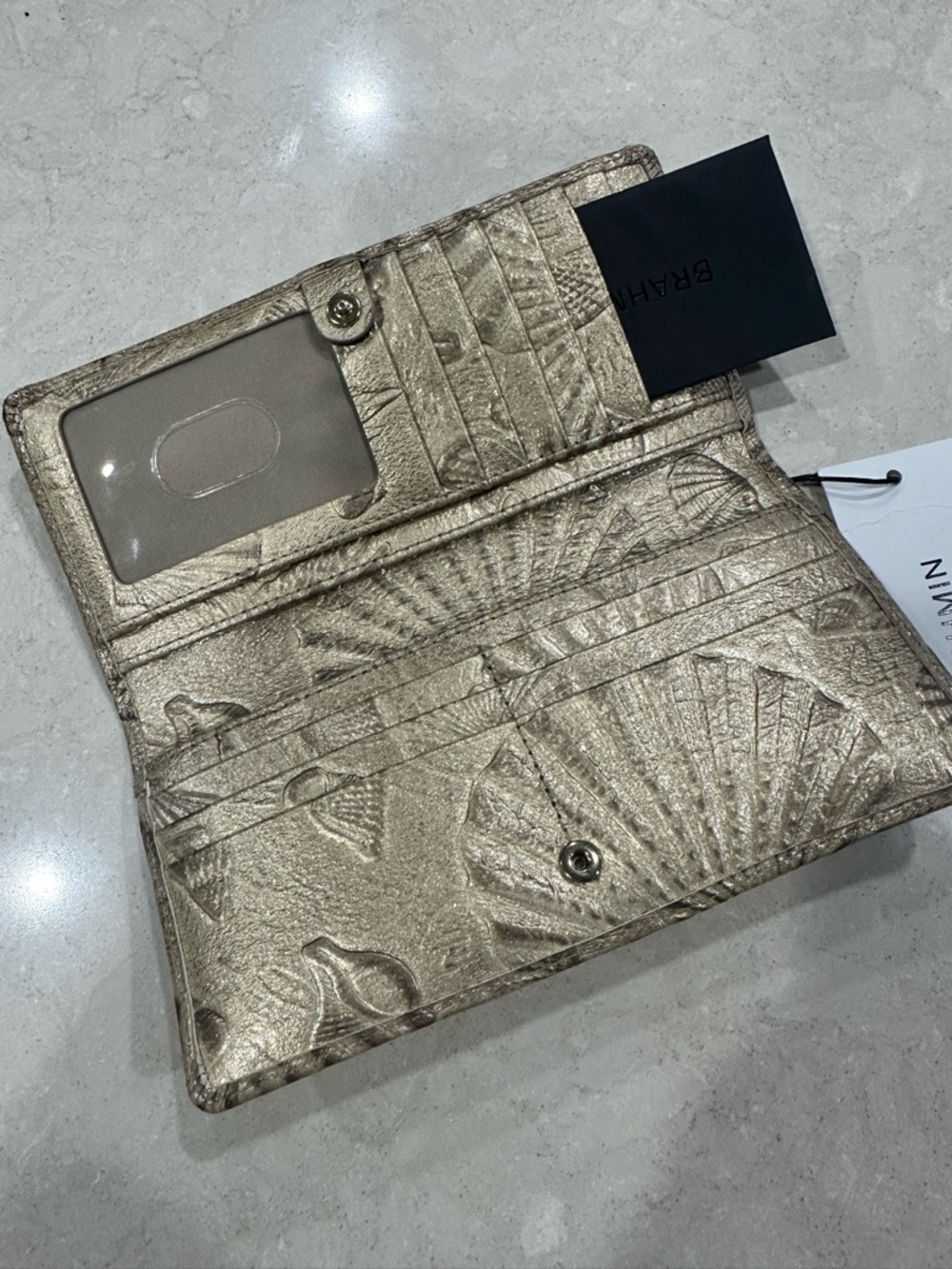 Brahmin Ady Wallet Stardust Draper NWT